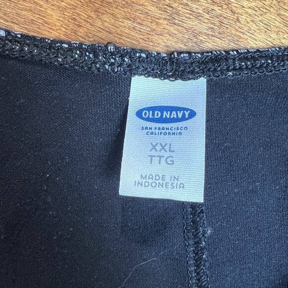 Old Navy Dress Womens XXL Black White Sleeveless A-Line Tank Geometric Pattern - Picture 8 of 9